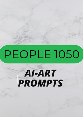 1050 Portrait AI Prompts - Human Figures & Faces - Creative AI Art Prompts for Portrait Artists and Digital Creators