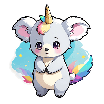 10 Unicorn Magic Sticker Pack - Whimsical Fantasy Stickers for Creative Projects and Personal Expression