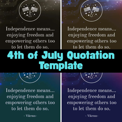4th of July Quotation Template - Professional Business Report Design for Commercial Use and Efficient Client Communication