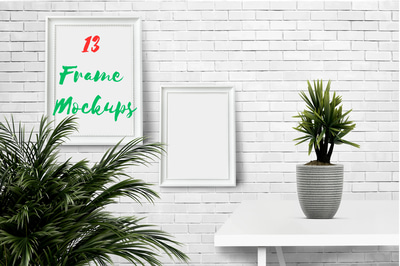 13 Artistic Frame Collection - Elegant Mockup Frames for Creative Projects and Visual Enhancements