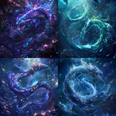 Abyssal Luster Deepwater Leviathan Concept - Immersive Creature & Monster Concept Art for Fantasy Creators and Game Designers