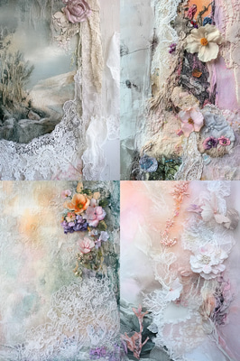 Dreamlike Scene Collage - Ethereal Multimedia Layers - Artistic Multimedia Wall Art for Creative Spaces and Inspiring Interiors