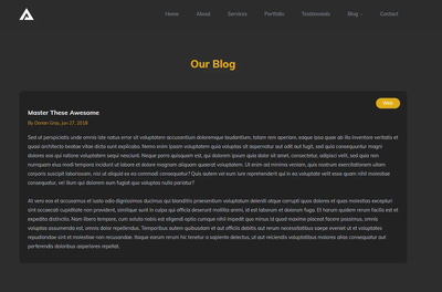 Alamin One Page Portfolio Template - Sleek WebCraft Studio Landing Page Design for Creatives and Agencies
