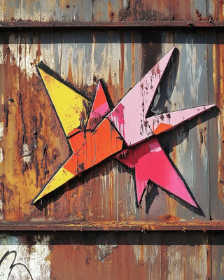 Angular Geometric Tag - Contemporary Urban Graffiti Art for Designers and Street Art Creators