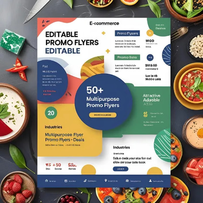 50+ Multipurpose Promo Flyers Editable - Versatile Marketing Templates for Professional Campaigns and Fast Brand Impact