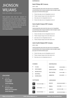 2025 Corporate Resume Template - ATS-Friendly - Modern Professional CV Design for Career Success and Recruiter Appeal
