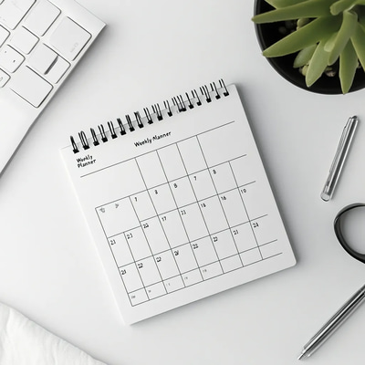 Bold Bites Minimalist Weekly Meal Planner - Streamlined Nutrition Planning for Health-Conscious Individuals and Busy Lifestyles