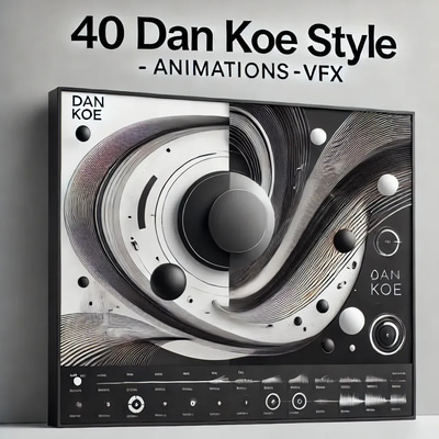 40 Dan Koe Style - Animations VFX - Cinematic AI-Enhanced Visual Effects for Dynamic Video Creators