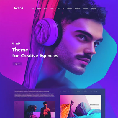 Acens - WP Theme for Creative Agencies - Modern WordPress Theme for Designers and Marketers