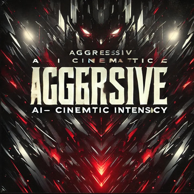 Aggressive AI Cinematic Intensity - Dynamic AI-Generated Background Scores for Filmmakers and Creators