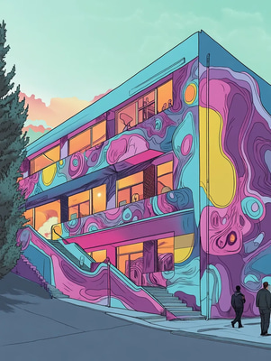 Mental Health Awareness Mural - Vibrant Graffiti Art for Social Impact and Public Spaces