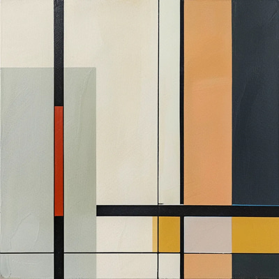 Minimal Abstract Few Intersecting Lines - Clean Minimalist Abstract Art for Contemporary Spaces and Creative Projects