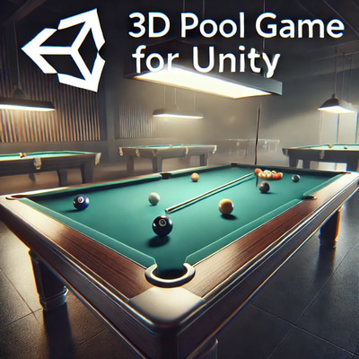 3D Pool Game for Unity - Immersive Realistic 3D Billiards Game Template for Developers and Studios