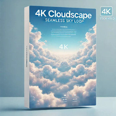 4K Cloudscape Seamless Sky Loop - Cinematic AI-Enhanced Motion Background for Creative Video Projects