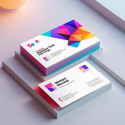Creative Business Card PSD Design - Modern, Customizable Business Card Templates for Professionals and Agencies