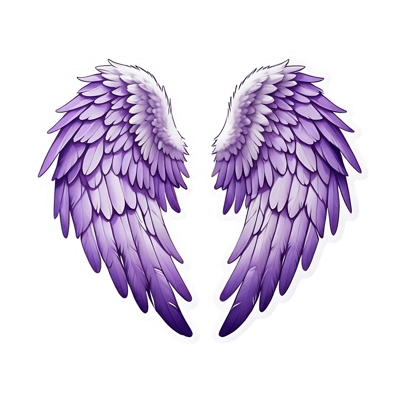 25+ Divine Wings Graceful Sticker Set - Elegant Angelic and Fairy Wing Graphics for Creators and Crafters