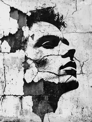 Celebrity Portrait Stencil - Urban-Inspired Graffiti Art for Bold Creative Projects and Street Style