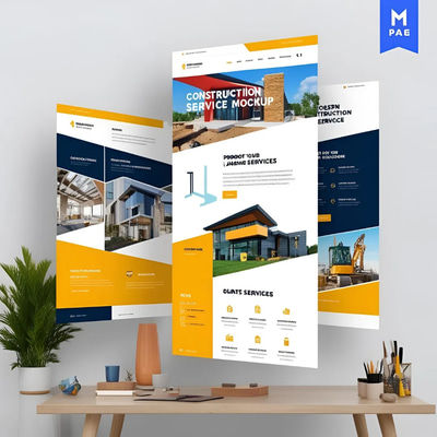 Cobuild Construction Service Landing - Modern One-Page Template for Builders and Contractors in 2025