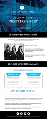 Essential Business Email Newsletter - Clean, Professional Email & Signature Templates for Effective Communication