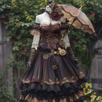 Brass Petticoat - Neo-Victorian Steamfashion Concept Art for Designers and Creators