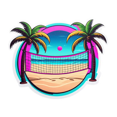 10 Beach Escape Bonfire Mini Pack - Vibrant Travel & Adventure Sticker Collection for Creators and Planners