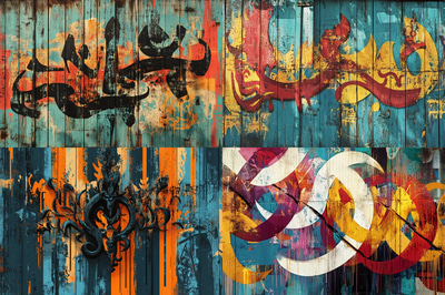Angkor Edge Khmer Calligraffiti - Bold Khmer Calligraffiti Art for Urban Creatives and Cultural Projects