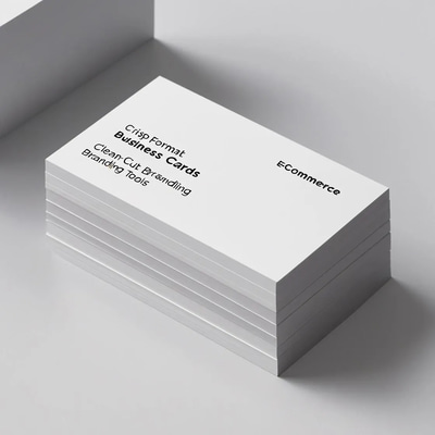 Crisp Format Business Cards - Clean-Cut Branding Tools for Professional Networking and Lasting Impressions