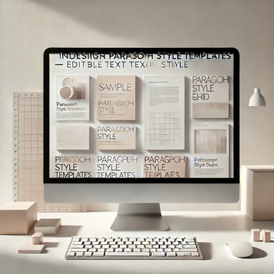 InDesign Paragraph Style Templates - Editable Text Layout Presets - Streamlined Office Design for Professionals and Agencies