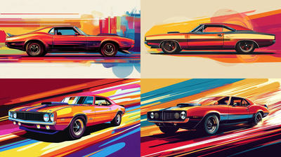 Retro Illustration Iconic Character or Theme - Vintage Wall Art for Stylish Interiors and Creative Spaces