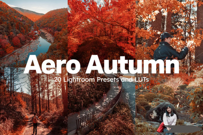 20 Aero Autumn Presets & LUTs Bundle - Cinematic Autumn Color Grading Presets for Photographers and Videographers