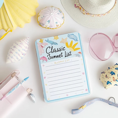 Classic Summer Bucket List by DreamTrack Studio - Timeless Goal Planner for Personal Growth and Seasonal Inspiration