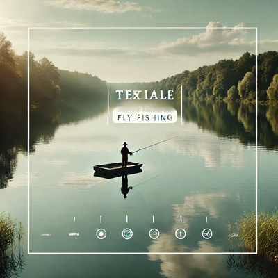 Aerial Lake Fly Fishing - Cinematic Nature Stock Video for Wildlife and Outdoor Creators