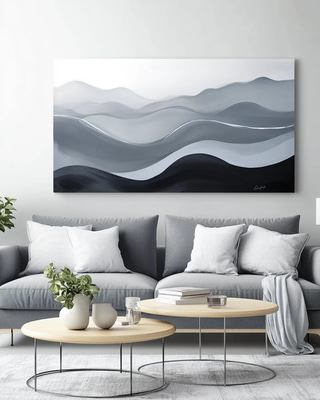 Abstract Representation Modern Art Statement - Contemporary Modern Wall Art for Stylish Home & Office Spaces