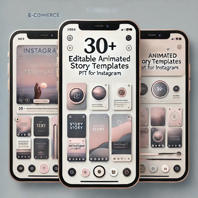 30+ Editable Story Templates - PPT for Instagram - Trendy Animated Social Media Designs for Engaging Brand Stories