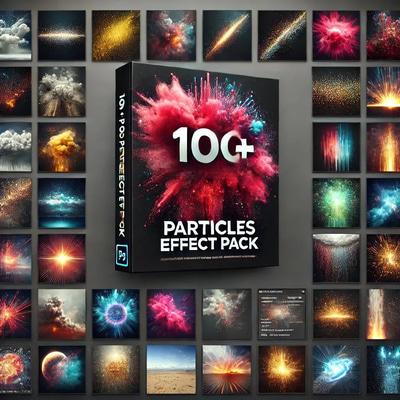 100+ Particles Effect Pack - Dynamic Photoshop Actions & Presets for Creative Photo Enhancements