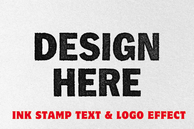 Vintage Ink Stamp Effect Kit - Authentic Vintage-Inspired Stamp Textures for Photographers and Graphic Designers