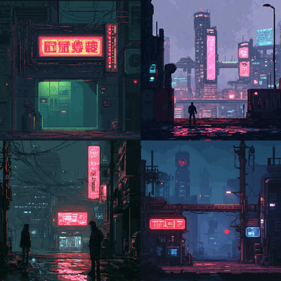 Minimalist Pixel Typeface for Cyberpunk - Sleek Retro Pixel Font for Futuristic Digital Design and Branding