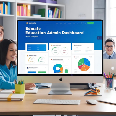 Edmate Education Admin Dashboard HTML - Clean, Responsive Admin Template for Education Platforms and Web Developers