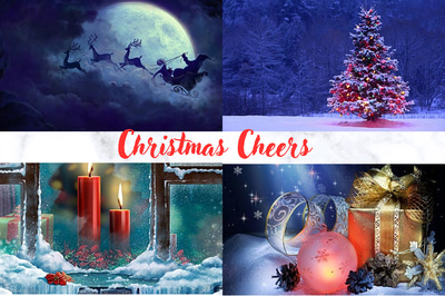 Christmas Cheers Holiday PC Skin - Festive Custom Desktop Theme for Seasonal Joy and Personalization