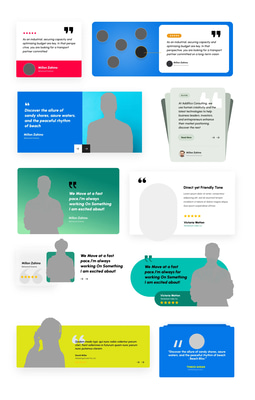 TestiPro Testimonials & Reviews UI - Sleek Website UI/UX Design for Engaging Customer Feedback Displays