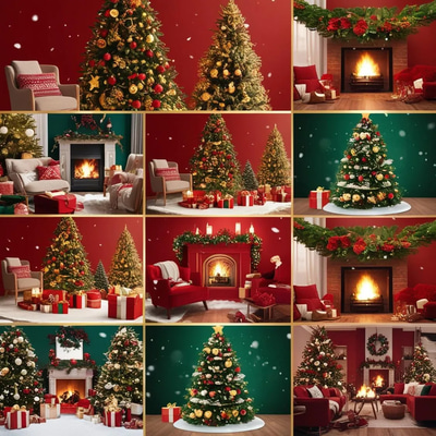 Christmas Wishes Holiday Slideshow FX - Cinematic Video Opener Template for Festive Storytelling and Seasonal Branding