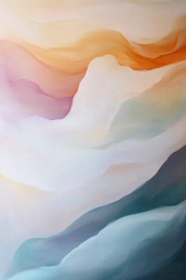 Abstract Harmony vs Conflict Art - Expressive Abstract Painting for Creative Spaces and Emotional Impact