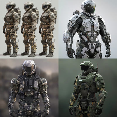 Specter Suit Tactical Stealth Rig - Visionary Concept Armor for Designers and Creators