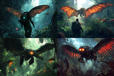 Bio-Enhanced Explorer - Futuristic Biopunk Art for Sci-Fi Creatives and Visionary Storytelling