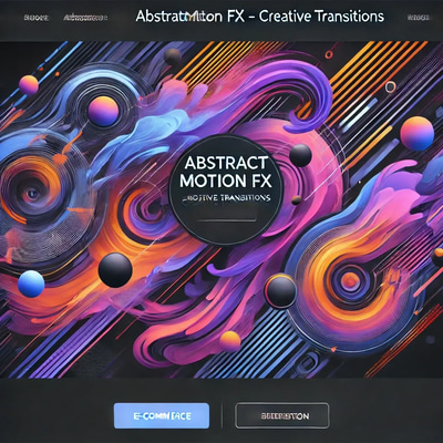 Abstract Motion FX - Creative Transitions - Dynamic Video Elements for Filmmakers and Content Creators