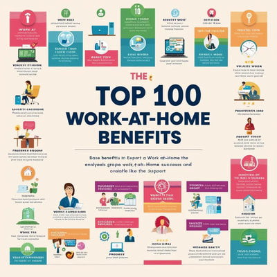 100 Work-at-Home Benefits Freedom Flexibility & Profit - Practical Business Insights for Remote Entrepreneurs and Marketers