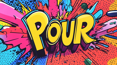 Famous Pop Art Slogan - Bold Typography Wall Art for Vibrant, Eye-Catching Decor and Creative Spaces