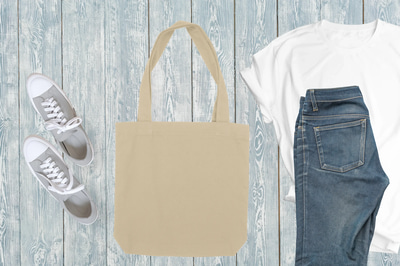 100 Canvas Tote Templates - Minimalist Bag Set - Clean, Modern Design Assets for Stylish Tote Bag Branding and Merchandising