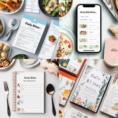 Daily Bites Menu & Eating Event Planner - Streamlined Event Planning for Parties, Weddings, and Catering Professionals