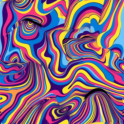150 Retro Psychedelic Swirl Patterns - Vibrant Seasonal & Cultural Textures for Creative Designers and Print Projects